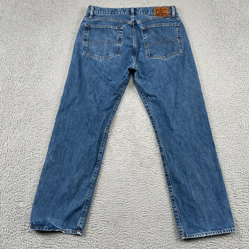 VTG RL Ralph Lauren Polo Jeans Co Jeans Mens 34x30 Classic Relaxed Denim Y2K - Picture 2 of 10